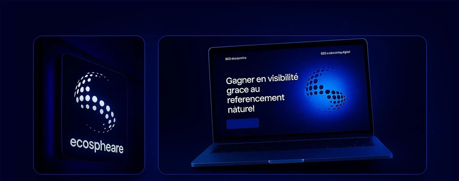 Présentation de l’identité visuelle et des supports Ecospheare