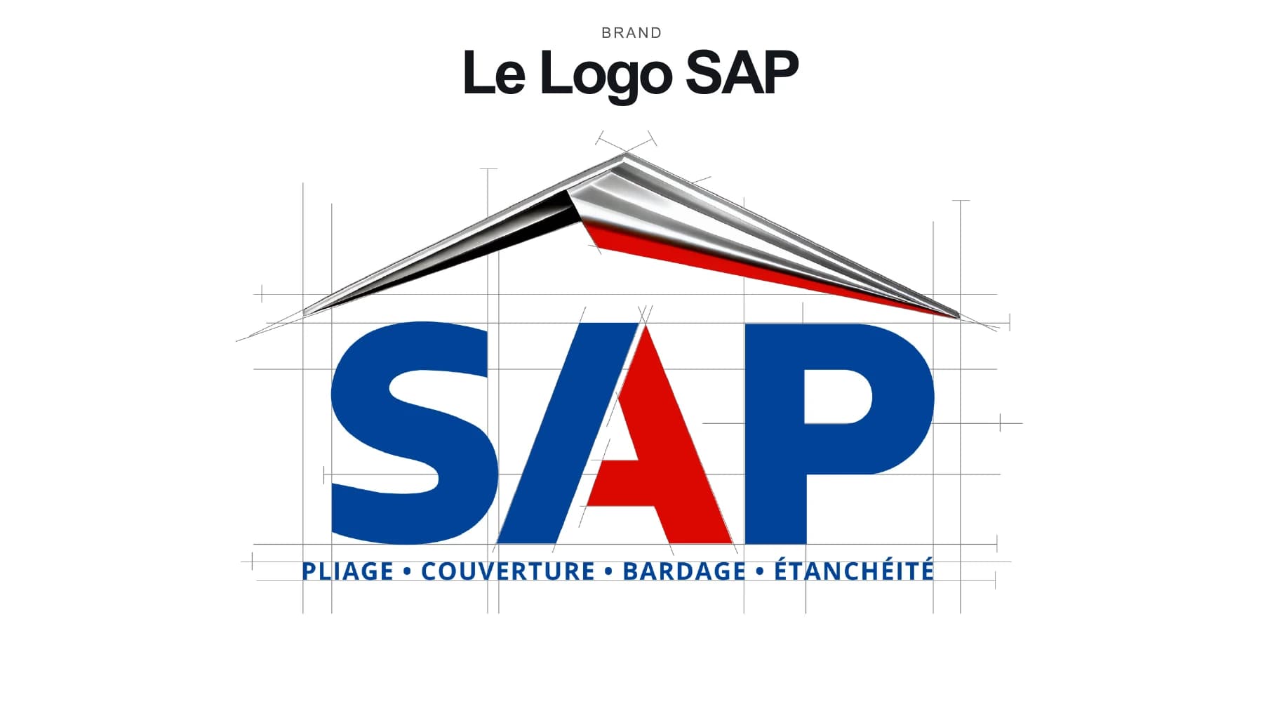 Construction géométrique du logo SAP